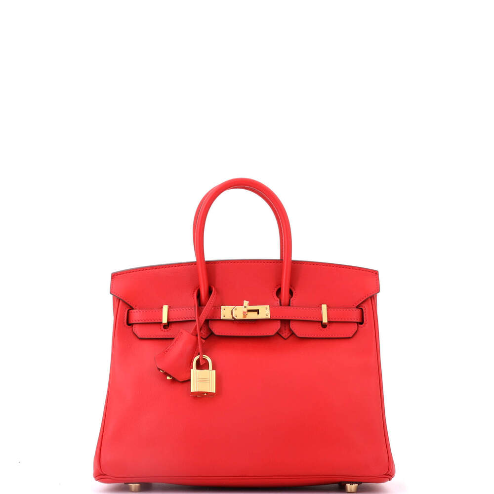 Hermes Birkin 25 Red Swift with Gold Hardware